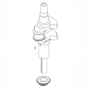 BRIGGS & STRATTON CRANKSHAFT 593417 - Image 1