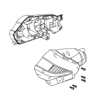 ECHO P021046690 - COVER SET, MOTOR - Authentic OEM part