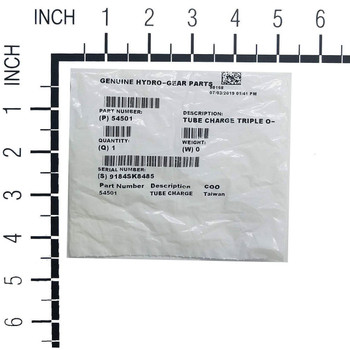 HYDRO GEAR 54501 - TUBE CHARGE TRIPLE O-RING - Image 1