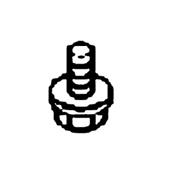 KOHLER 25 086 516-S - SCREW - BOLT FLANGE (Authentic OEM Part)
