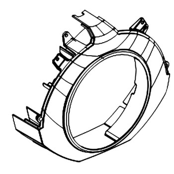 KOHLER 62 027 20-S - KIT; BLOWER HOUSING (Authentic OEM Part)