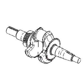KOHLER 18 014 91-S - CRANKSHAFT ASSEMBLY (Authentic OEM Part)