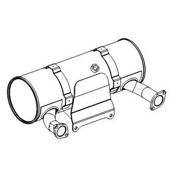 KOHLER 62 068 18-S - MUFFLER; HORIZONTAL (Authentic OEM Part)