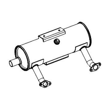 KOHLER 24 068 145-S - MUFFLER; STARTER SIDE OUTLET (Authentic OEM Part)