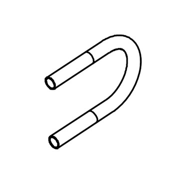 HUSTLER 601429 - U BOLT .25-20 X 1.125 DIAMETER - HUSTLER MOWERS 601429