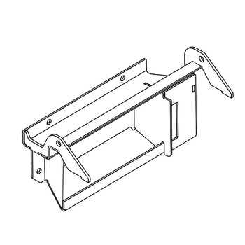 HUSTLER 121648 - ADAPTER MOUNTING 54 IN DECK TWO BAG CATCHER - HUSTLER MOWERS 121648