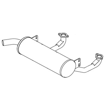 HUSTLER 606042 - MUFFLER FS541V - HUSTLER MOWERS 606042