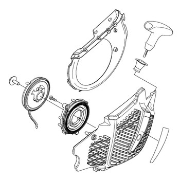 Husqvarna 578385806 Starter Assembly Original OEM part