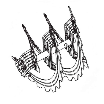 Husqvarna 581970503 - Auger Rib 30 Right Hand Ls Grey - Original OEM part