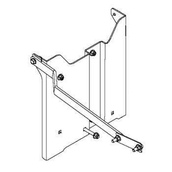 Husqvarna 587347702 - Bracket Lower 2 Bin Bagger  - Original OEM part
