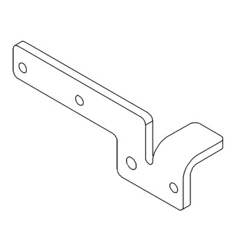 HUSTLER 109545 - RIGHT HAND MOUNTING BRACKET - HUSTLER MOWERS 109545