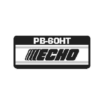 ECHO 89011221160 - LABEL, MODEL PB-60HT - Authentic OEM part