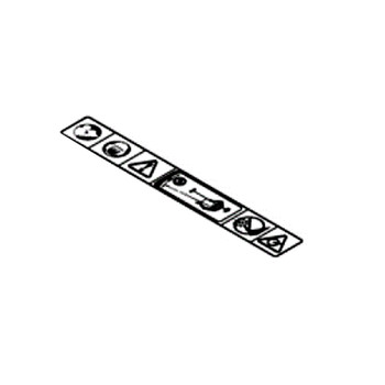 ECHO LABEL, CAUTION 89016025560 - Image 1