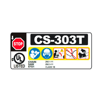 ECHO LABEL, CAUTION, UL X505007430 - Image 1