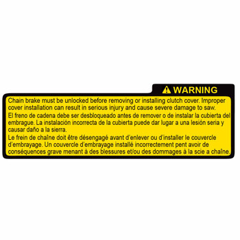 ECHO LABEL, WARNING X505009760 - Image 1