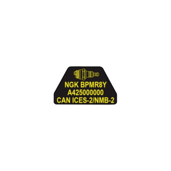 ECHO LABEL, SPARK PLUG BPMR8Y X532004970 - Image 1