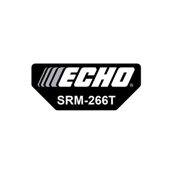 ECHO LABEL, MODEL SRM-266T X547001990 - Image 1