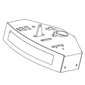 HUSTLER 550072 - SERVICE CONSOLE ASSEMBLY TRIMSTAR - HUSTLER MOWERS 550072