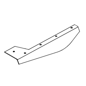 HUSTLER 600262 - SIDE FLAP REAR DISCHARGER RUBBER - HUSTLER MOWERS 600262