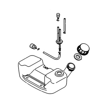 MARUYAMA part 289038 - FUEL TANK ASSY - Authentic OEM part