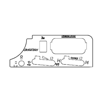SCAG 485278 - DECAL INSTR PANEL - Authentic  part
