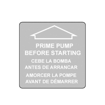 ECHO X532003570 - LABEL, WP-1000, PRIME PUMP - Authentic OEM part