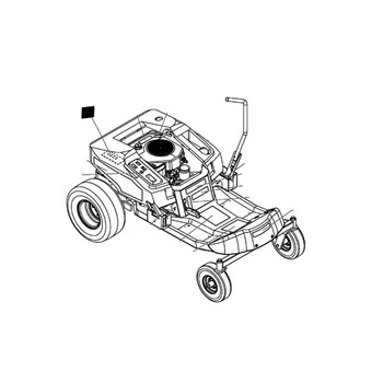 BRIGGS & STRATTON part 1726525SM - DECAL-DO NOT OPEN RES (OEM part)