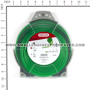 69-382 - TRIMMER LINE ROUND 2.7MM 1LB D - OREGON - Image 1 