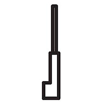 MAKITA TE00000188 - LEAD WITH INSERTING PIECE CF100 - Authentic OEM part