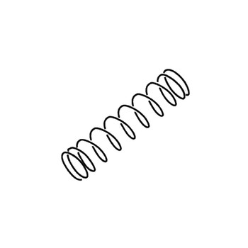 MAKITA BA00000296 - COMPRESSION SPRING 10 AN902 - Authentic OEM part