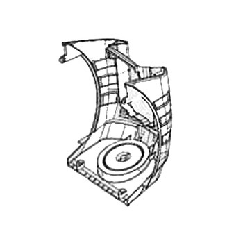 MAKITA SH00000016 - EXHAUST COVER ASSEMBLY DCL500 - Authentic OEM part MAKITA SH00000016 - EXHAUST COVER ASSEMBLY DCL500 - Authentic OEM part