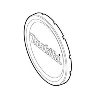 MAKITA TE00000046 - FRONT LOGO PLATE DCF300 - Authentic OEM part MAKITA TE00000046 - FRONT LOGO PLATE DCF300 - Authentic OEM part