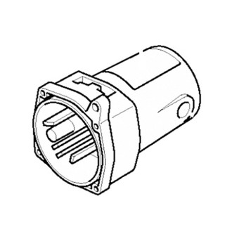 MAKITA 158611-6 - MOTOR HOUSING COMPLETE 5104 - Authentic OEM part