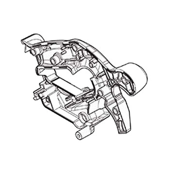 MAKITA 183B24-4 - HANDLE SET XSC02 - Authentic OEM part