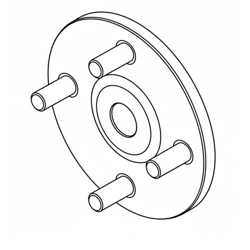 Husqvarna 592770801 - Hub Assembly Wheel Hub Assembly 20 - Original OEM part