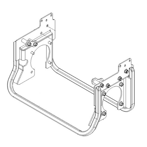 Husqvarna 582479404 - Frame Xmsn Zt-5400 Black X431 - Original OEM part