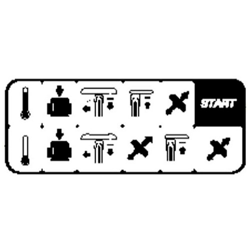 Husqvarna 544873802 - Label Start Instruction K1270 - Original OEM part