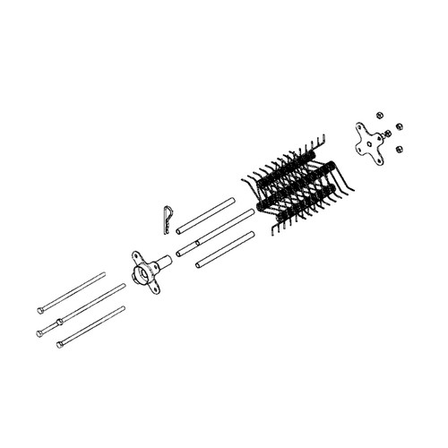 Husqvarna 587677402 - Spring Cassette Assembly Dethatcher - Original OEM part
