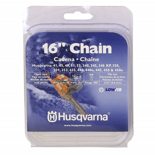 HUSQVARNA Husq H30-66 Clamshell Chain 531300437 Image 1