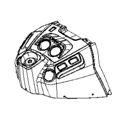Husqvarna 590748819 - Dash Upr Gt2 Dual Rd Pt - Original OEM part