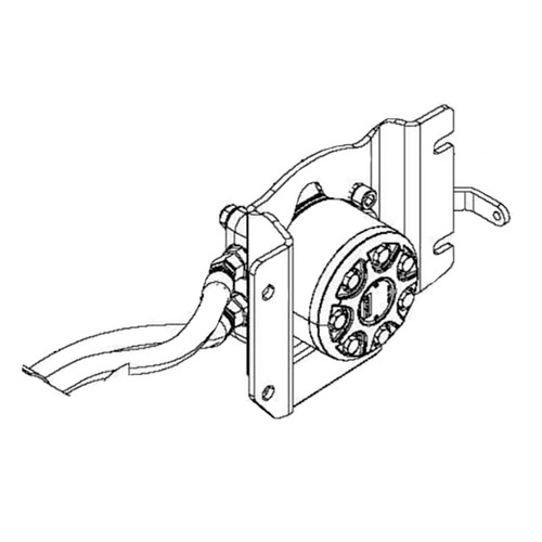 Husqvarna 582635904 - Bracket Mounting Motor Right Hand Black - Original OEM part