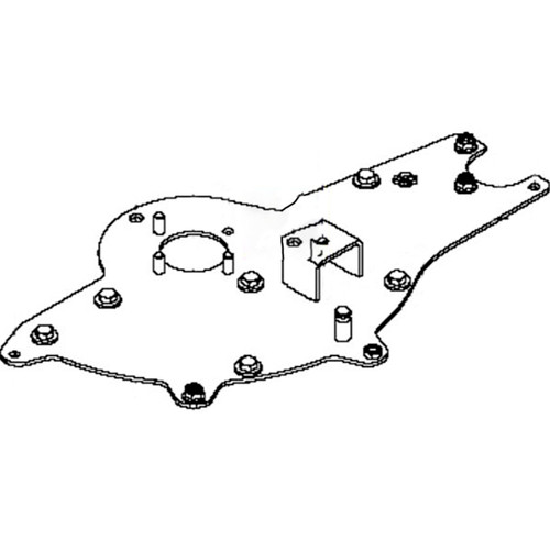 HUSQVARNA Weldment Top Plate Blk 522594402 Image 1