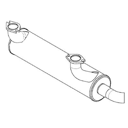 Husqvarna 589628501 - Muffler Exhaust Fx921V - Original OEM part