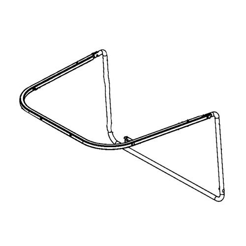 Husqvarna 583211501 - Tube Upper Bagger Crd - Original OEM part - NO LONGER AVAILABLE Husqvarna 583211501 - Tube Upper Bagger Crd - Original OEM part - NO LONGER AVAILABLE