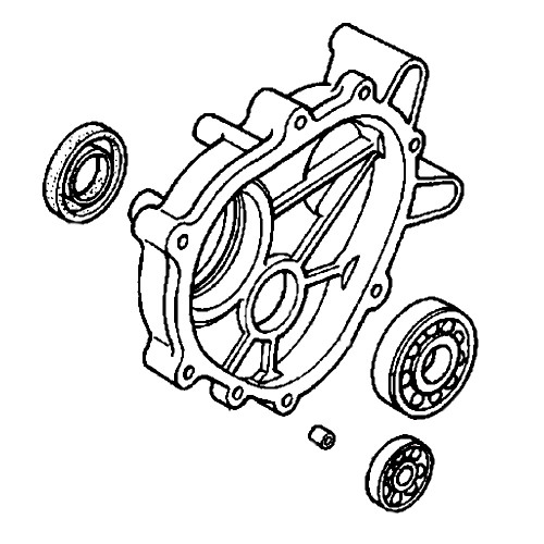 Honda Engines part 11500-ZE3-611 - Cover Assembly Gear Case (Lx) - Original OEM