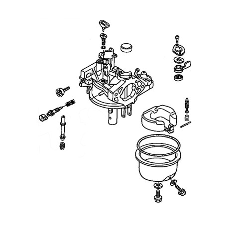 Honda Engines part 16100-Z5N-801 - Carburetor (Be81m A) - Original OEM