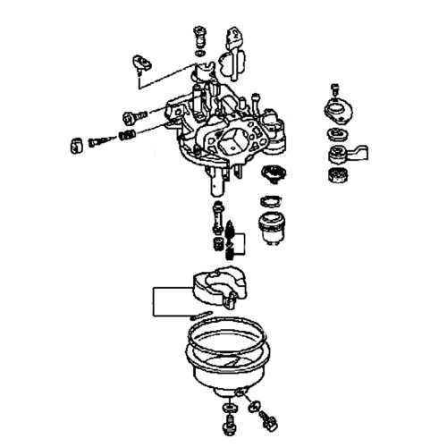 Honda Engines part 16100-Z8S-801 - Carburetor (Be70P A) - Original OEM
