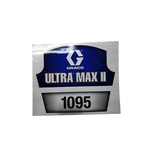 GRACO part 17E732 - LABEL, BRAND, ULTRAMAXII, 1095, FRONT - OEM part