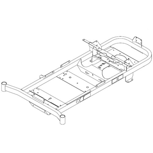 HUSTLER 555654 - SERVICE FRAME - HUSTLER MOWERS 555654