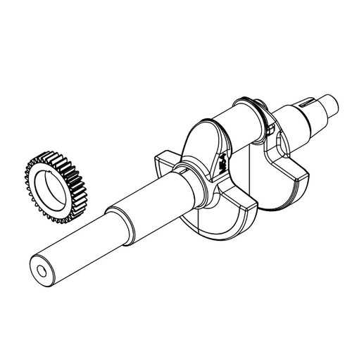 BRIGGS & STRATTON part 848300 - CRANKSHAFT - (OEM part)